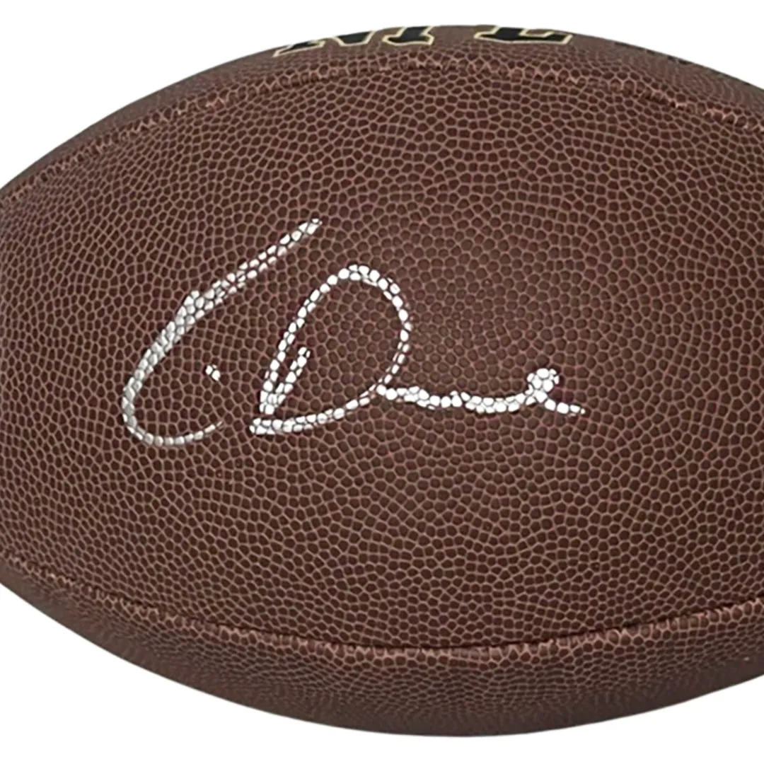 Rico Dowdle Signed Wilson Official NFL Replica Football (Beckett)