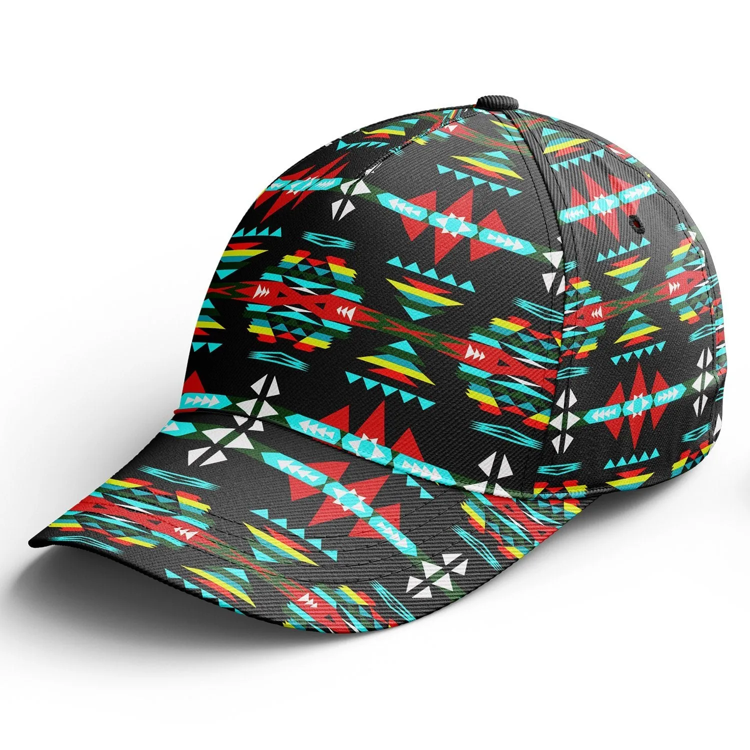 River Trail Sunset Snapback Hat