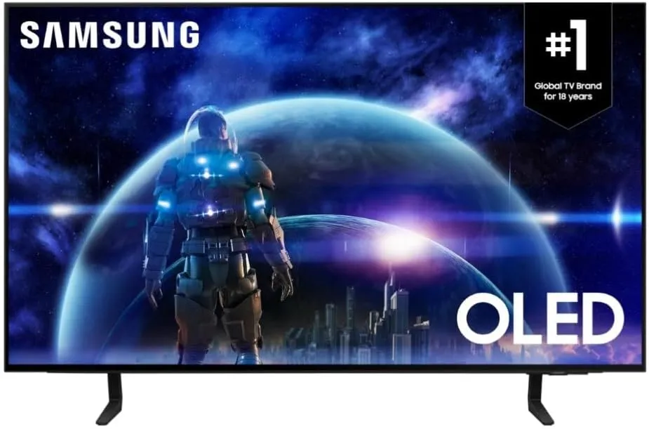 Samsung 48-Inch OLED S90D Smart Gaming TV, HDR, AI Powered, 4K, 144 Hz Refresh Rate, LaserSlim Design, Gaming Hub - [QN48S90DAEXZC] [Canada Version] (2024)