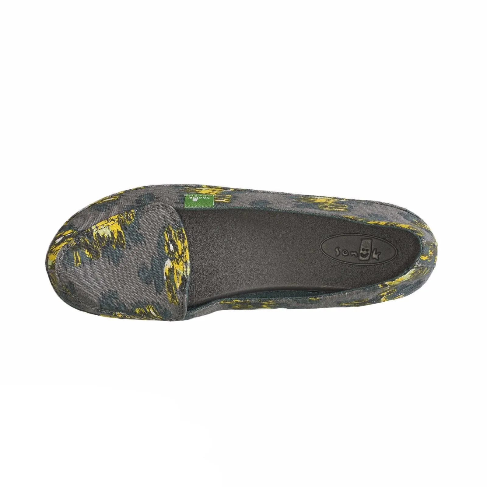 Sanuk Blanche Prints Charcoal / Ikat Floral Shoes