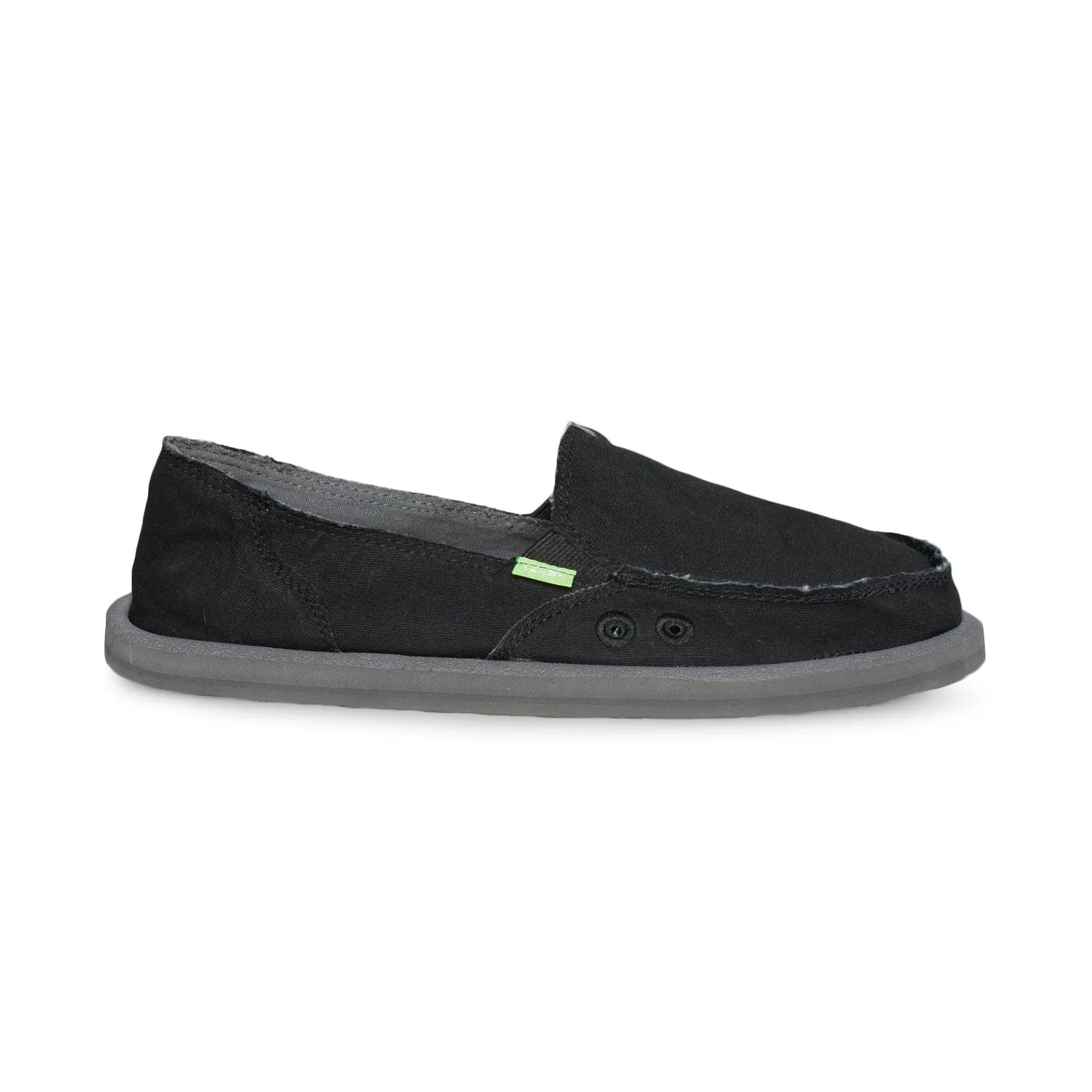 Sanuk Donna Daily Black Shoes - Women's