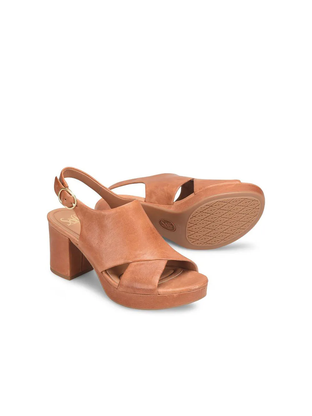 Söfft Liv Platform Slingback Sandal