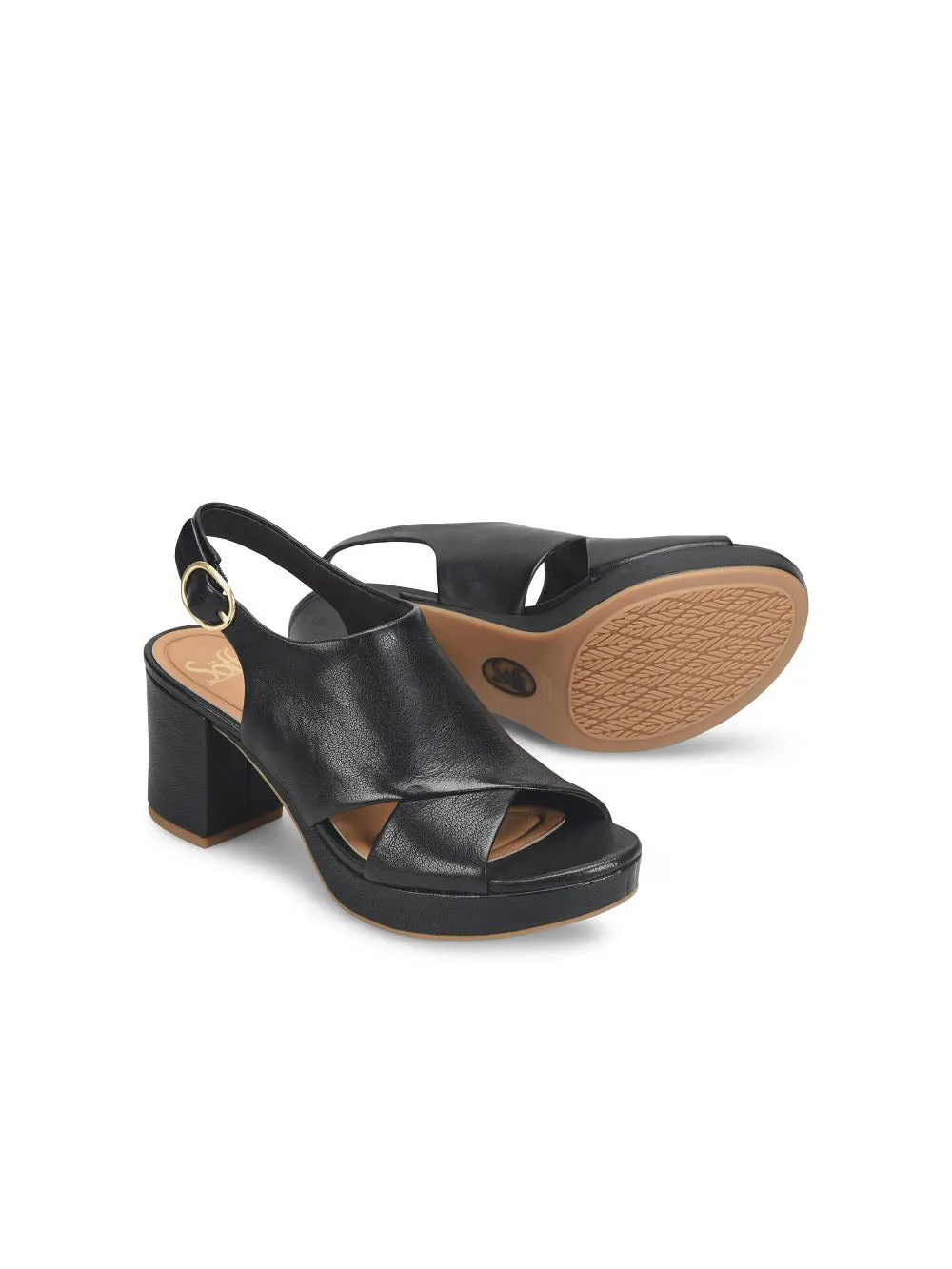 Söfft Liv Platform Slingback Sandal