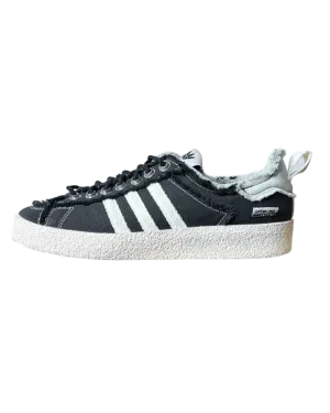 Size 45.5 | Adidas x SFTM Black White and Green Sneakers