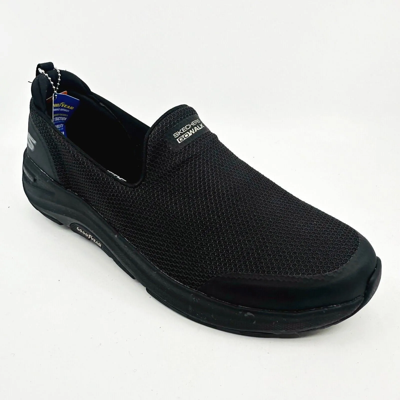 Skechers Go Walk Outdoor Fun Trail Black Womens Size 9.5 Slip Resistant Shoes