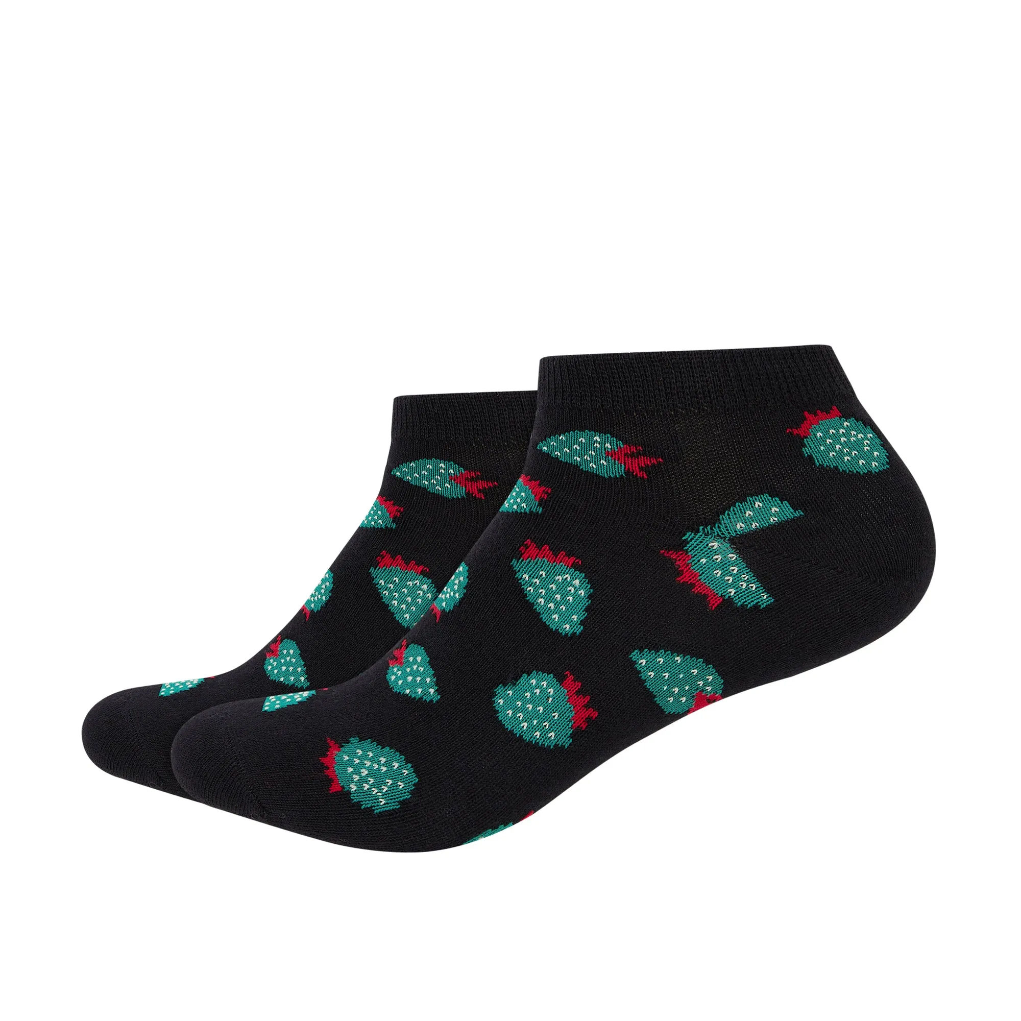 Strawberry Printed Ankle Socks