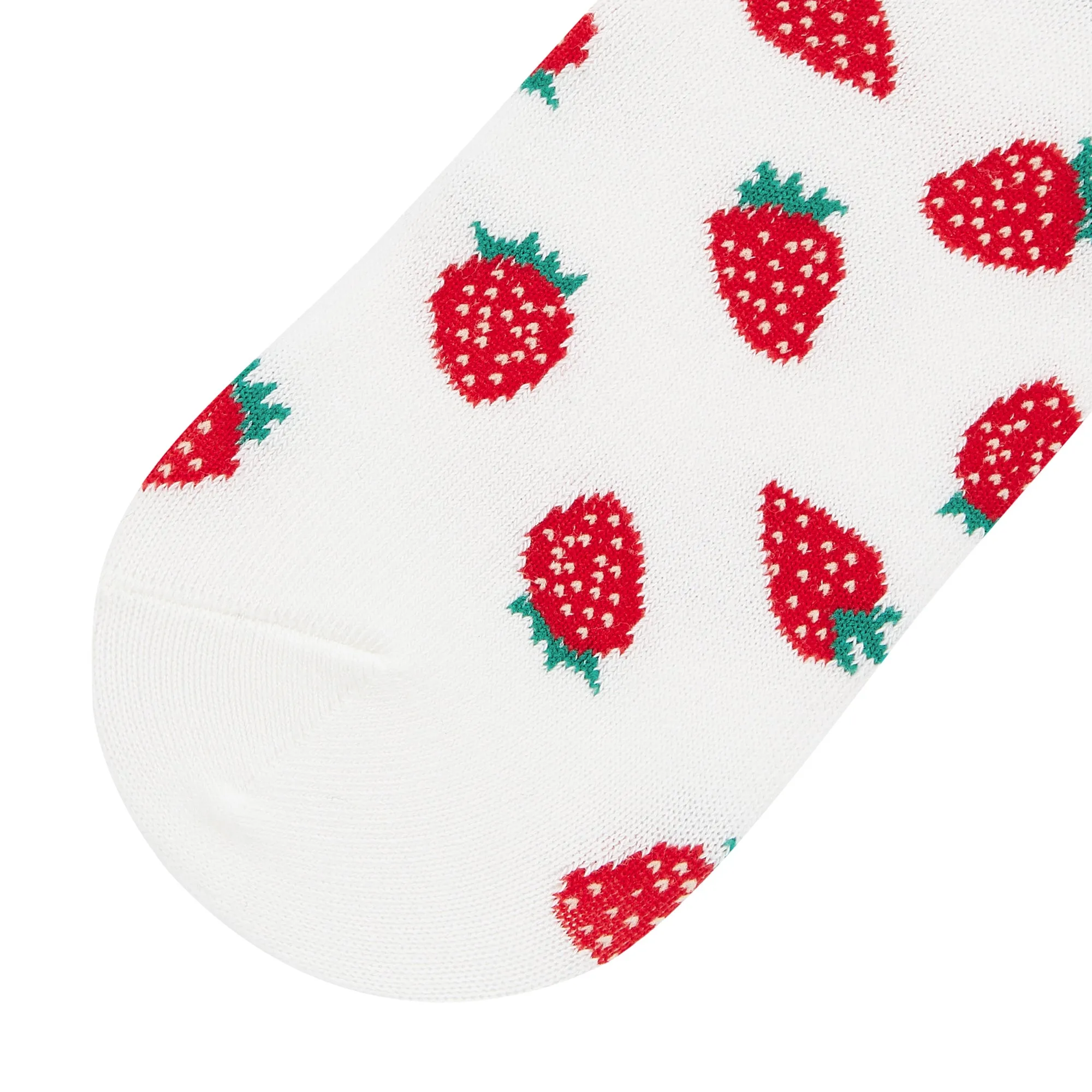 Strawberry Printed Ankle Socks