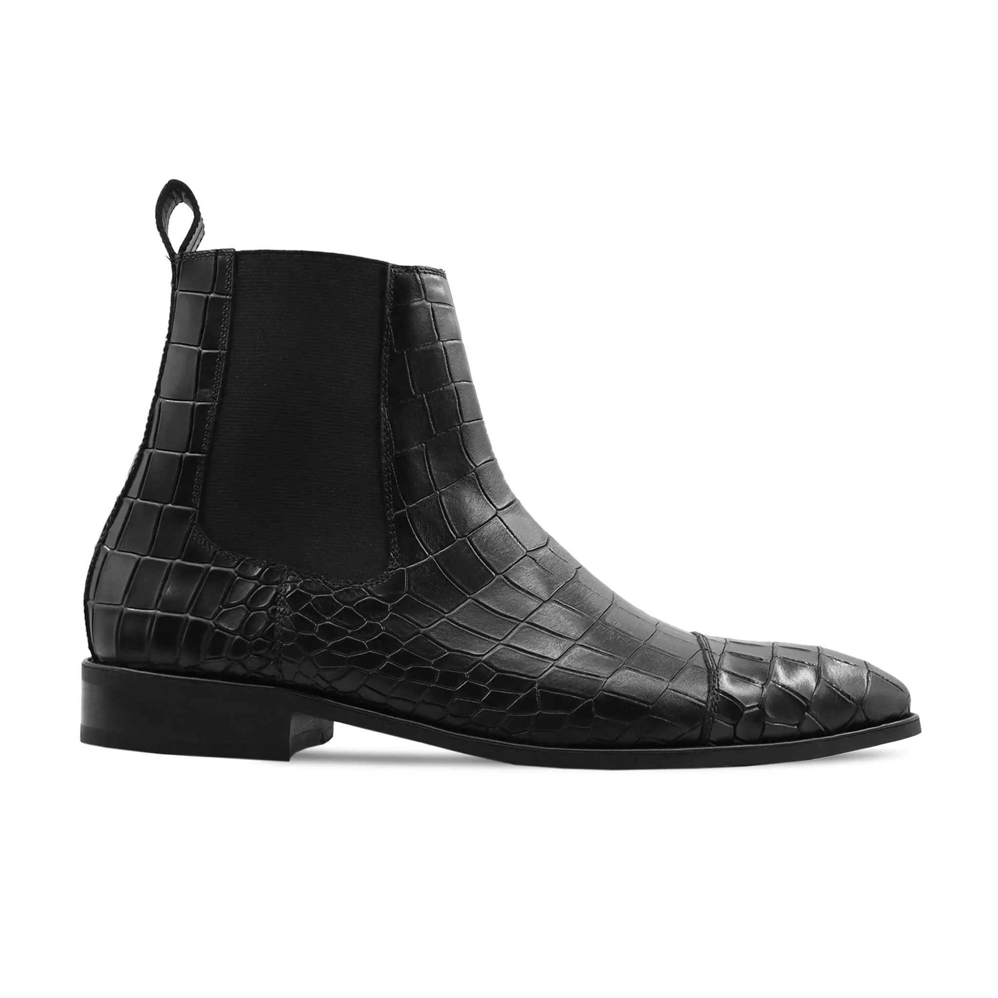 Sumiko - Men's Black Calf Leather Chelsea Boot