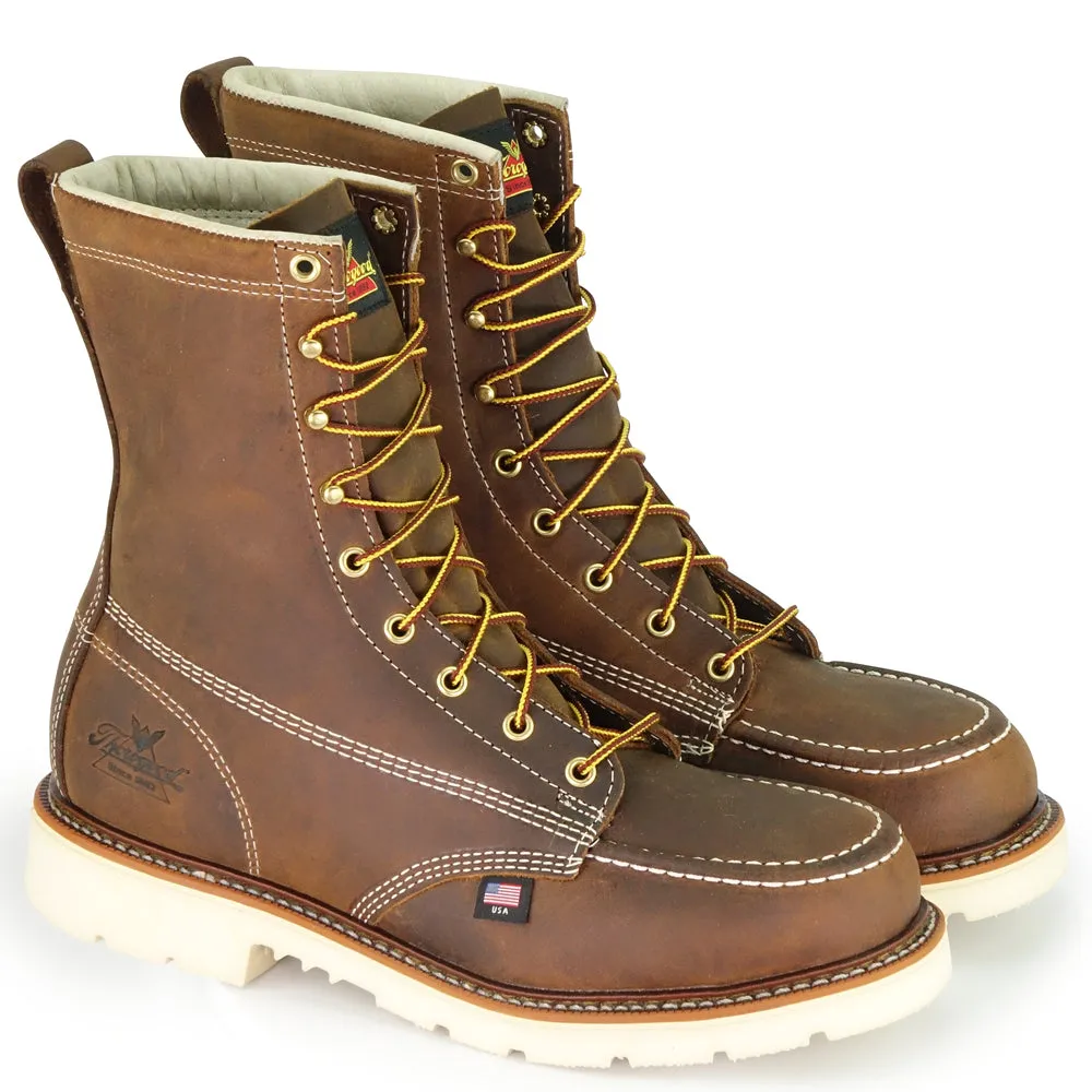 'Thorogood' Men's 8" American Heritage EH Steel Toe - Trail Crazyhorse