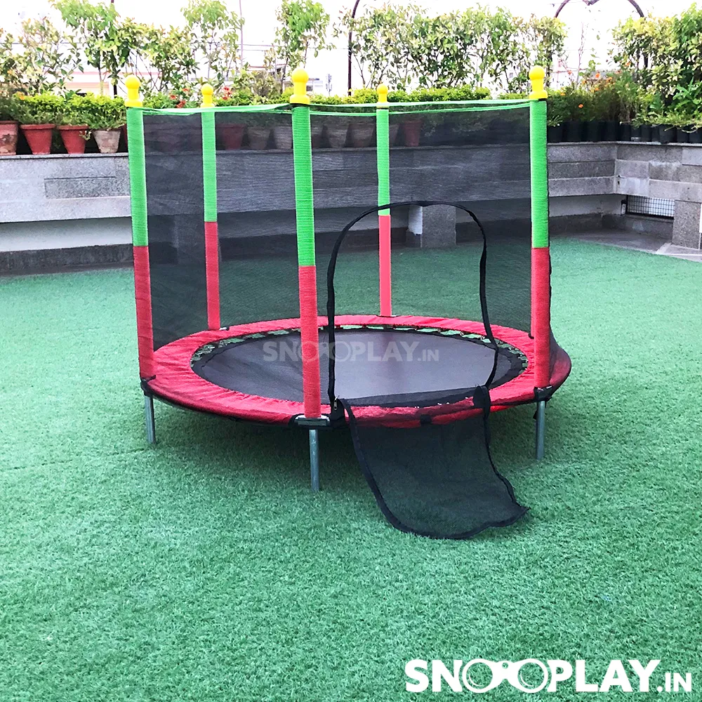 Trampoline For Kids (With Safety Net) - Cash on Delivery Not Available