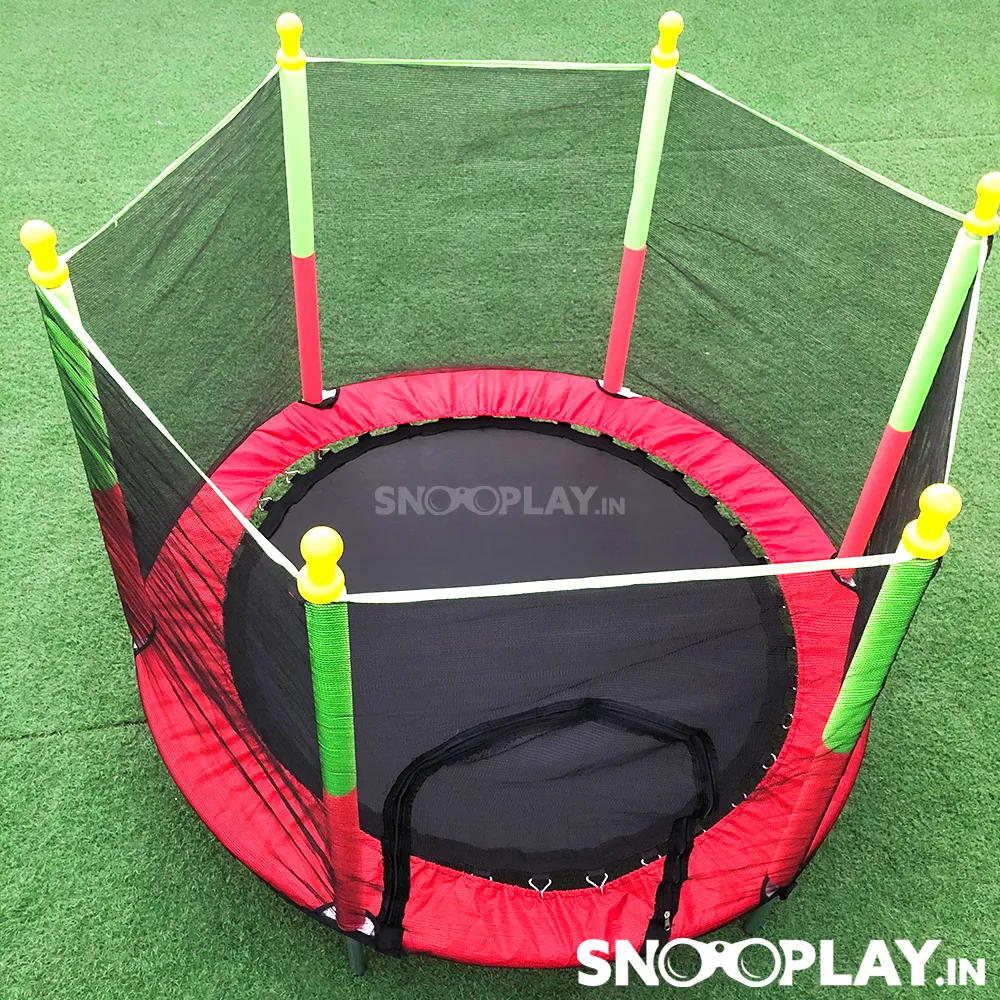 Trampoline For Kids (With Safety Net) - Cash on Delivery Not Available