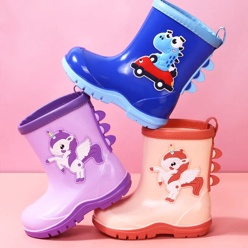 UNICORN GUM BOOTS - PURPLE