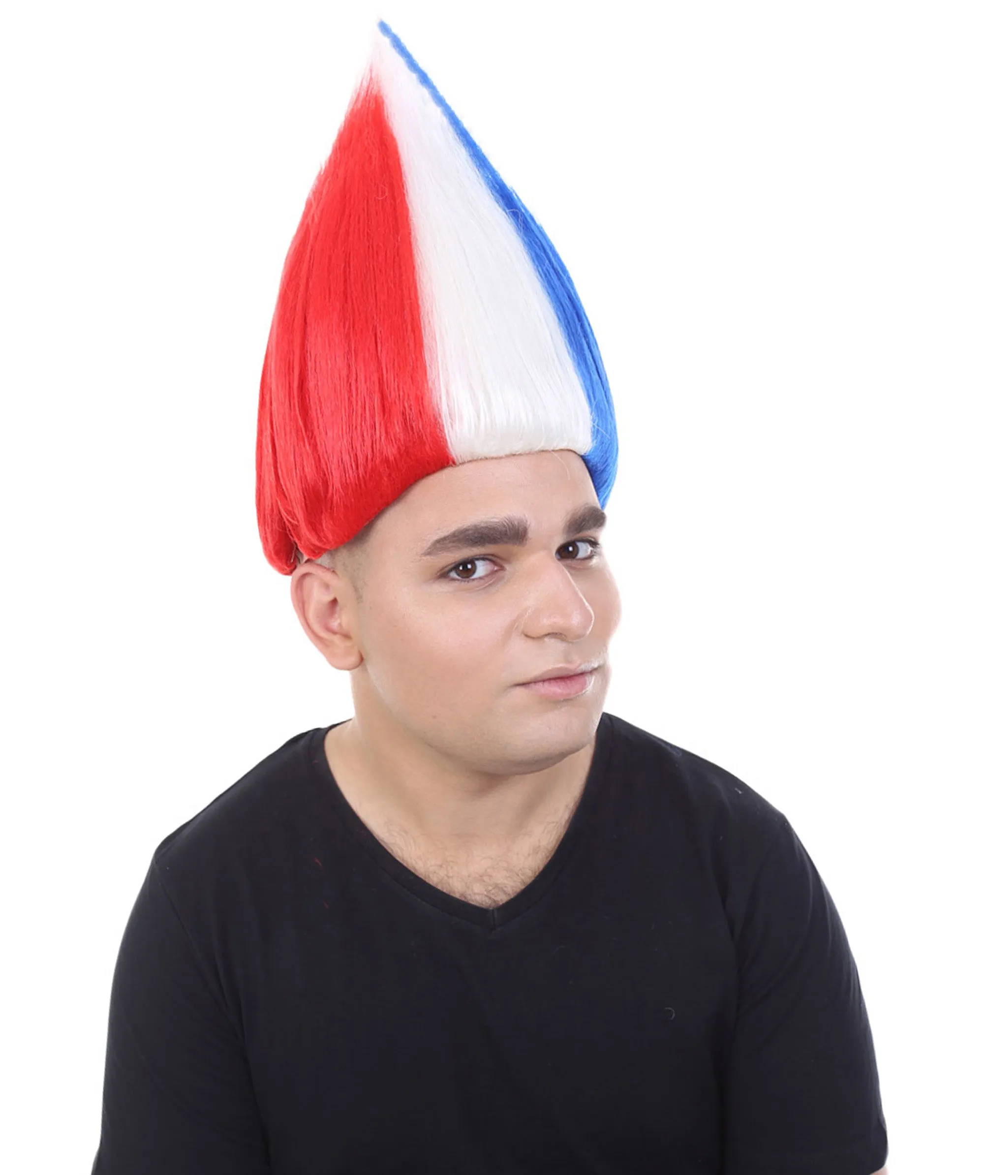 Unisex Flag Troll Wigs Collections | 16 Countries Wig | Sports Wigs | Premium Breathable Capless Cap