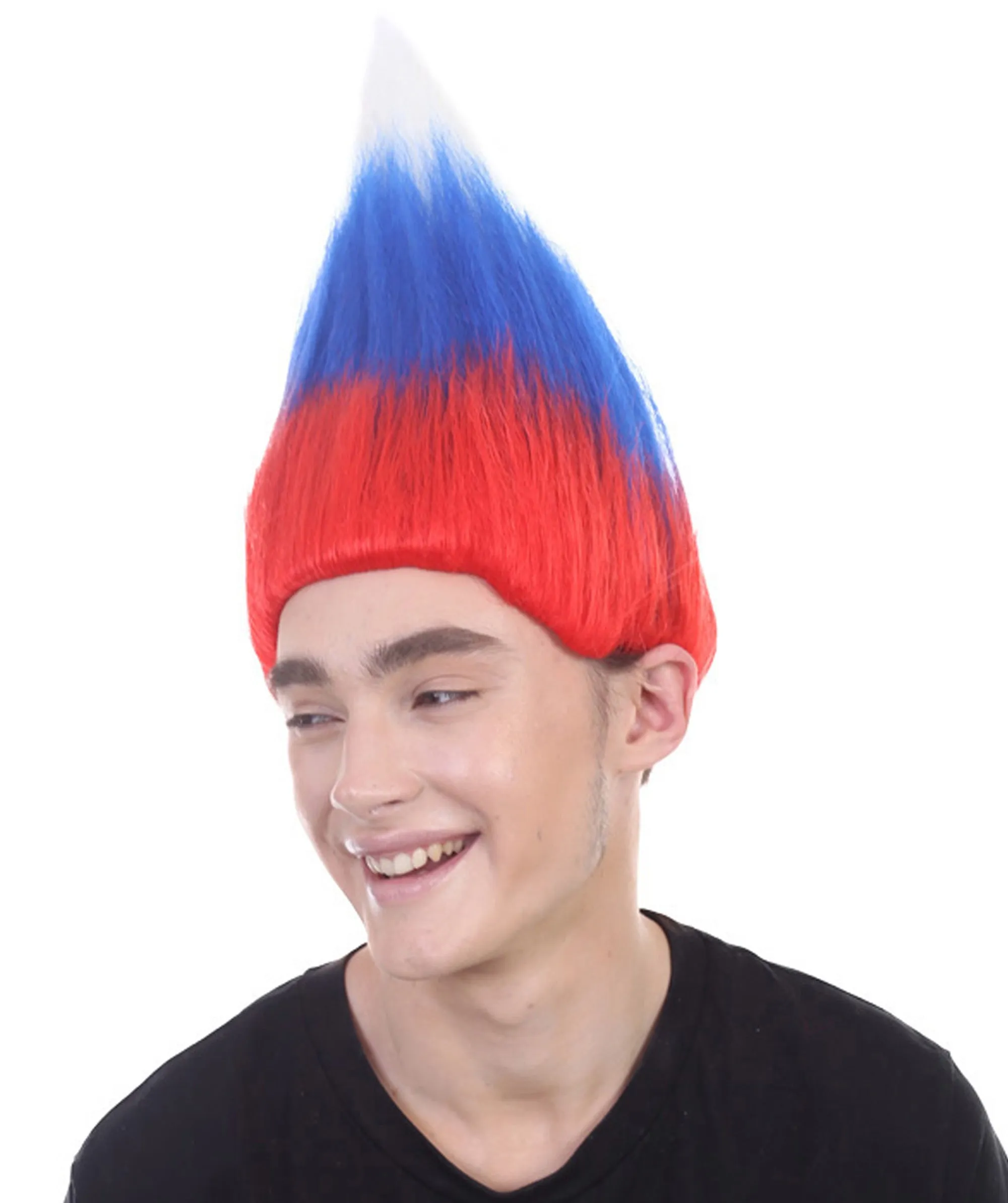 Unisex Flag Troll Wigs Collections | 16 Countries Wig | Sports Wigs | Premium Breathable Capless Cap