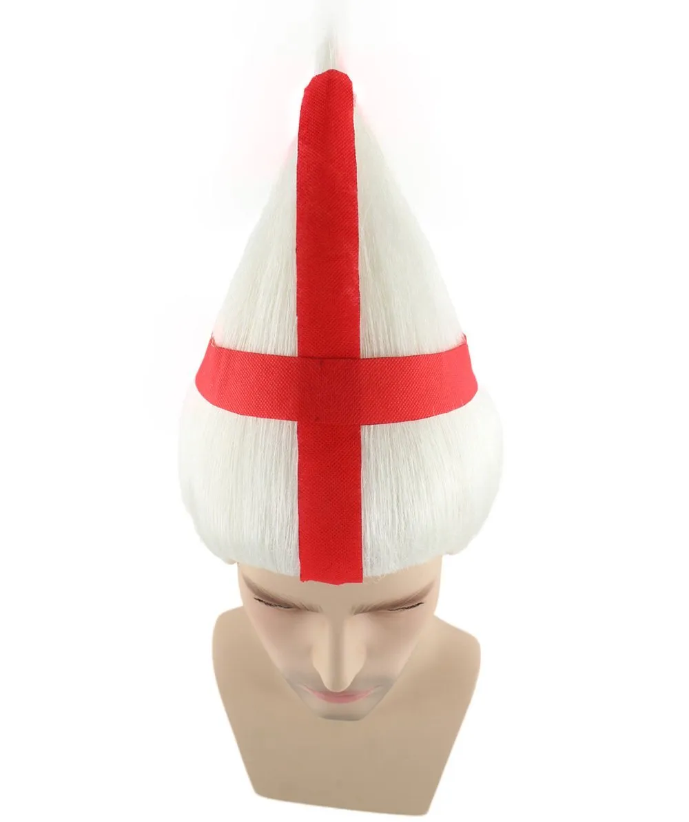 Unisex Flag Troll Wigs Collections | 16 Countries Wig | Sports Wigs | Premium Breathable Capless Cap