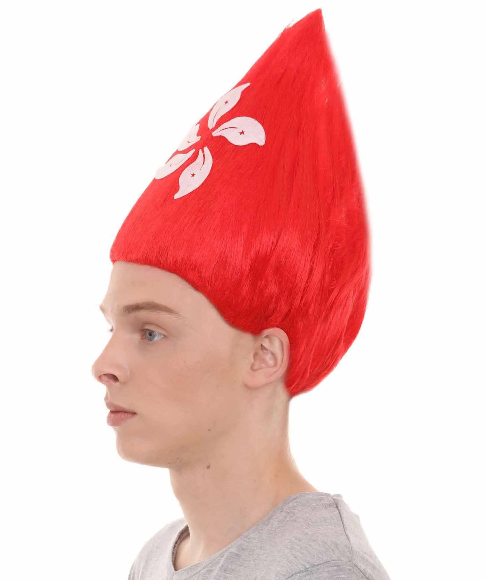 Unisex Flag Troll Wigs Collections | 16 Countries Wig | Sports Wigs | Premium Breathable Capless Cap