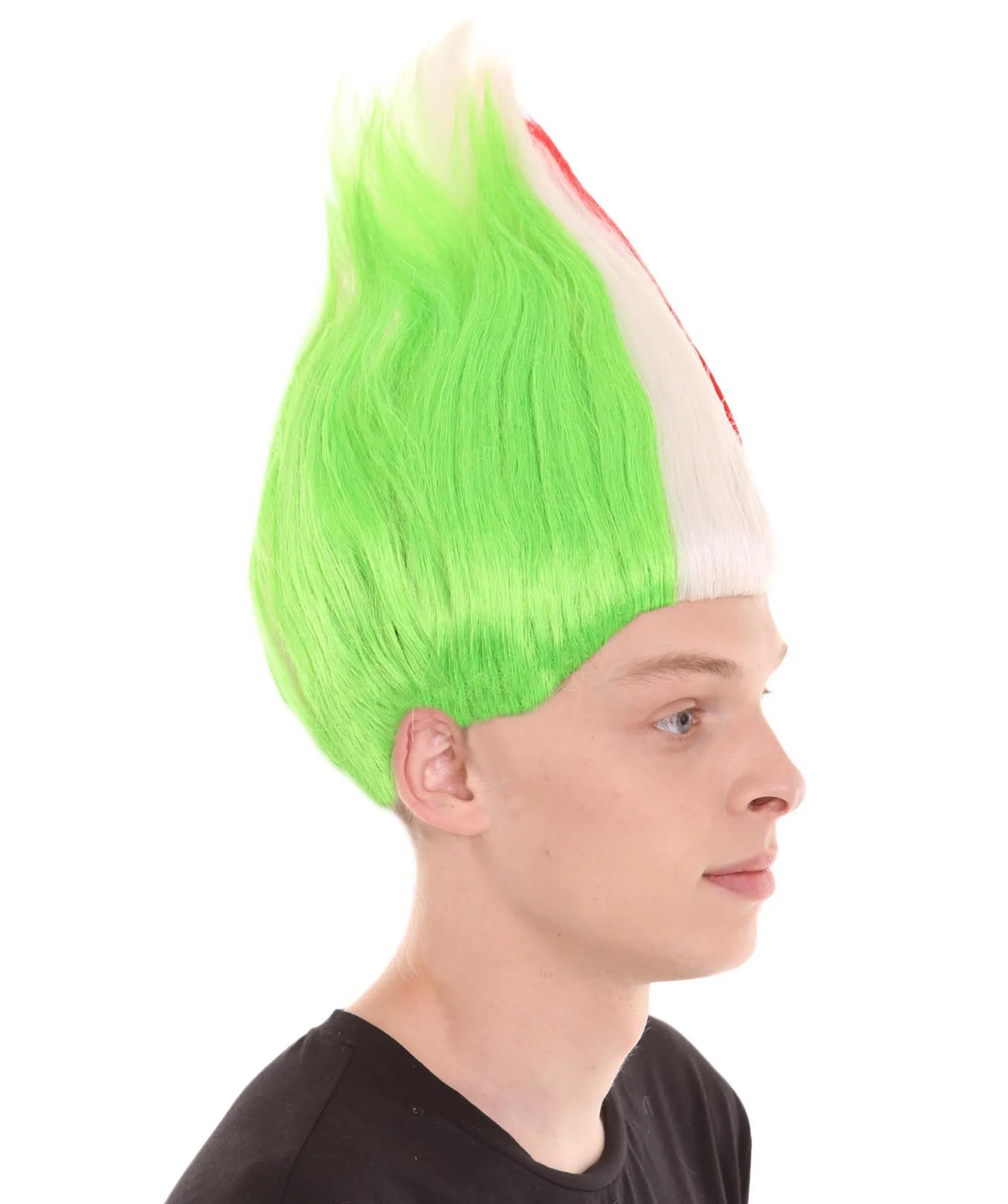 Unisex Flag Troll Wigs Collections | 16 Countries Wig | Sports Wigs | Premium Breathable Capless Cap