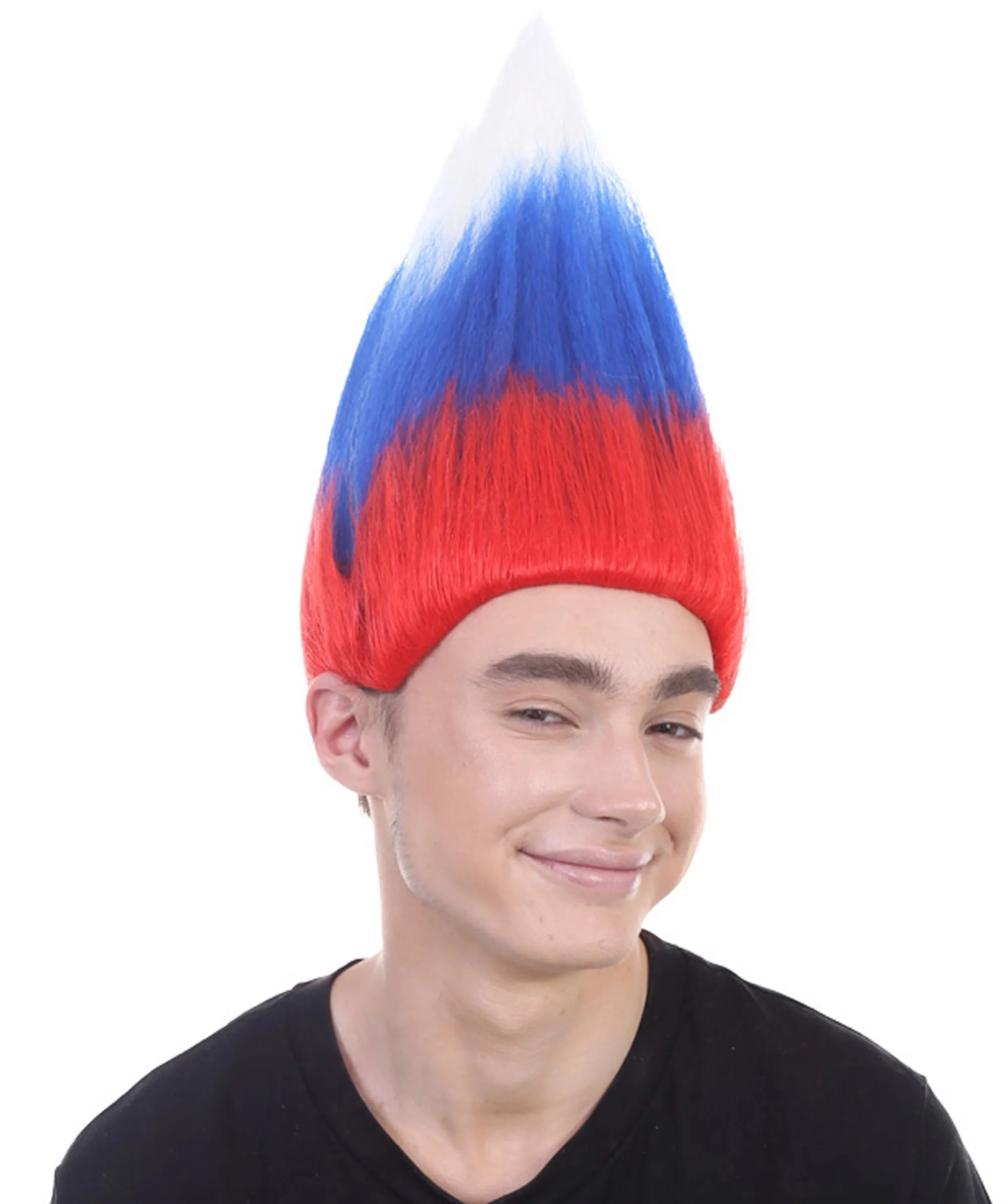 Unisex Flag Troll Wigs Collections | 16 Countries Wig | Sports Wigs | Premium Breathable Capless Cap