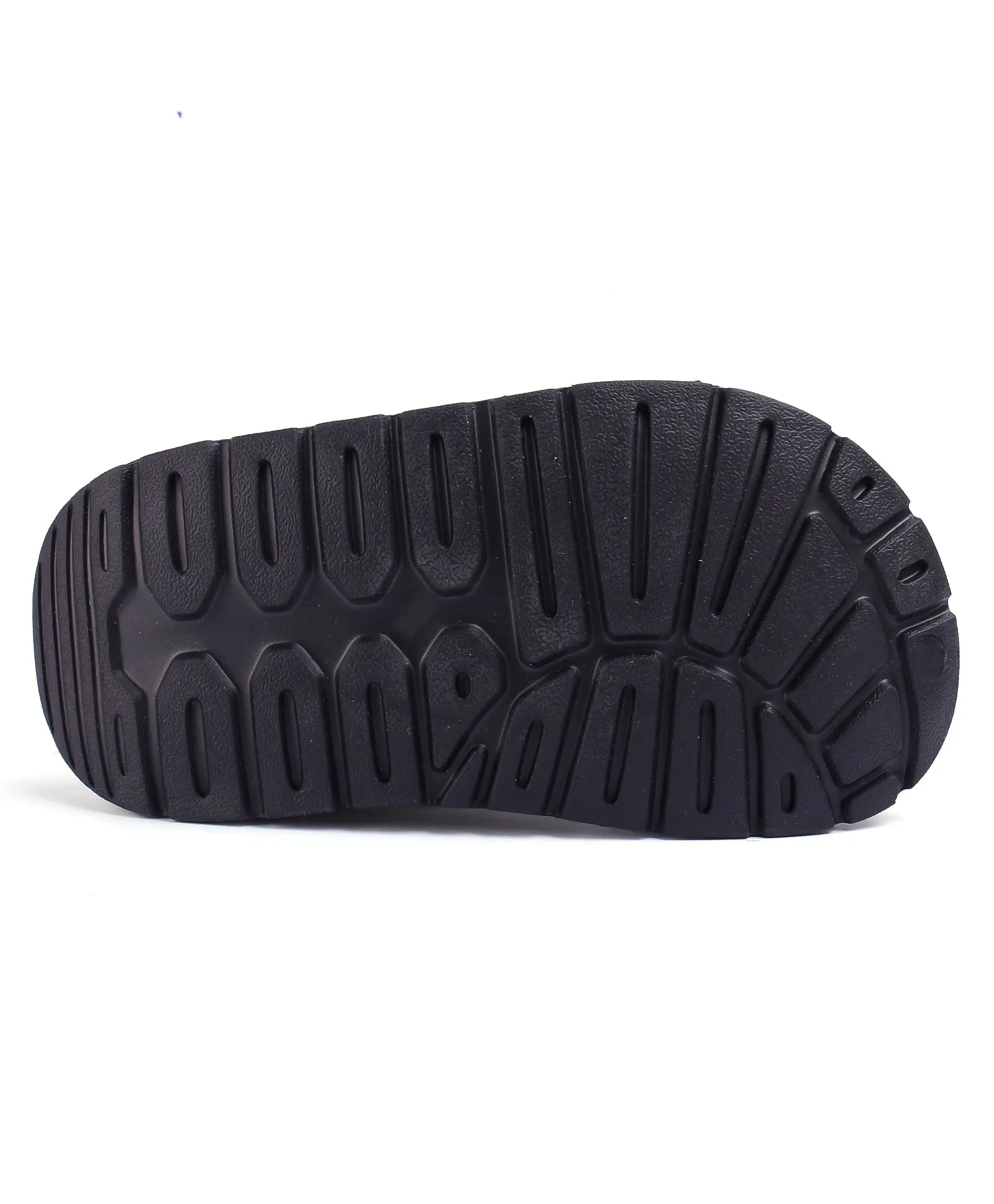 WAVES VELCRO CLOSURE SANDAL - BLACK