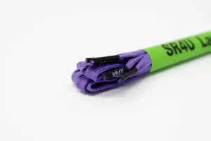 WIDE SR4U Laces Medium Purple Reflective