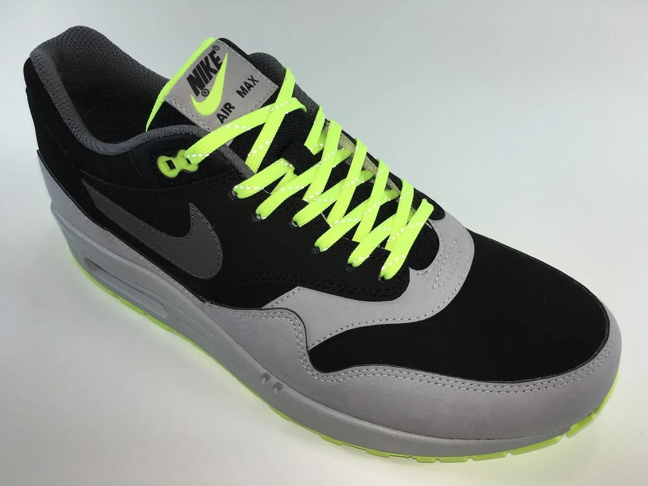 WIDE SR4U Laces Neon Yellow Reflective