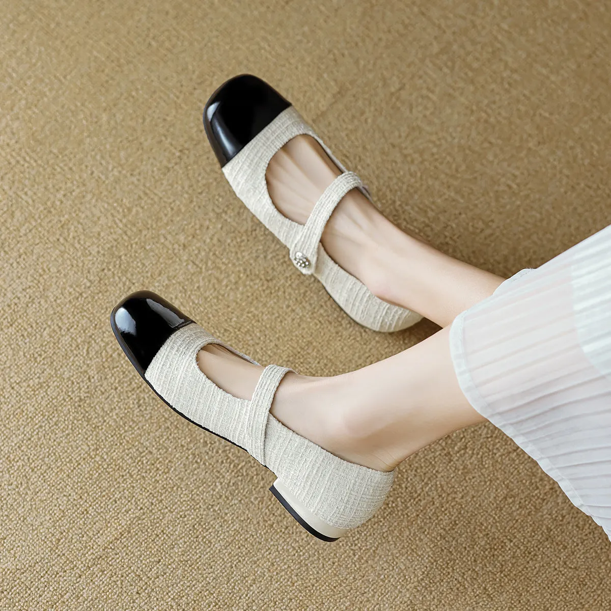 Women Minimalist Soft Flat Mary Jane Shoes