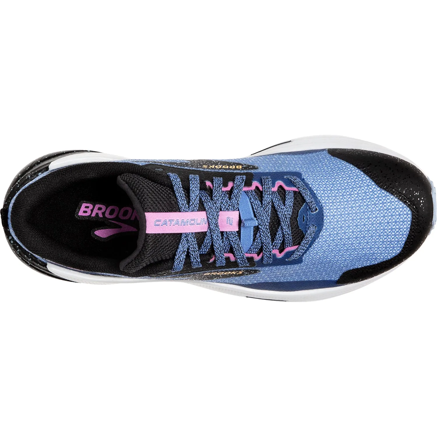 Women's Brooks Catamount 2 Blue/Black/Yellow Mesh