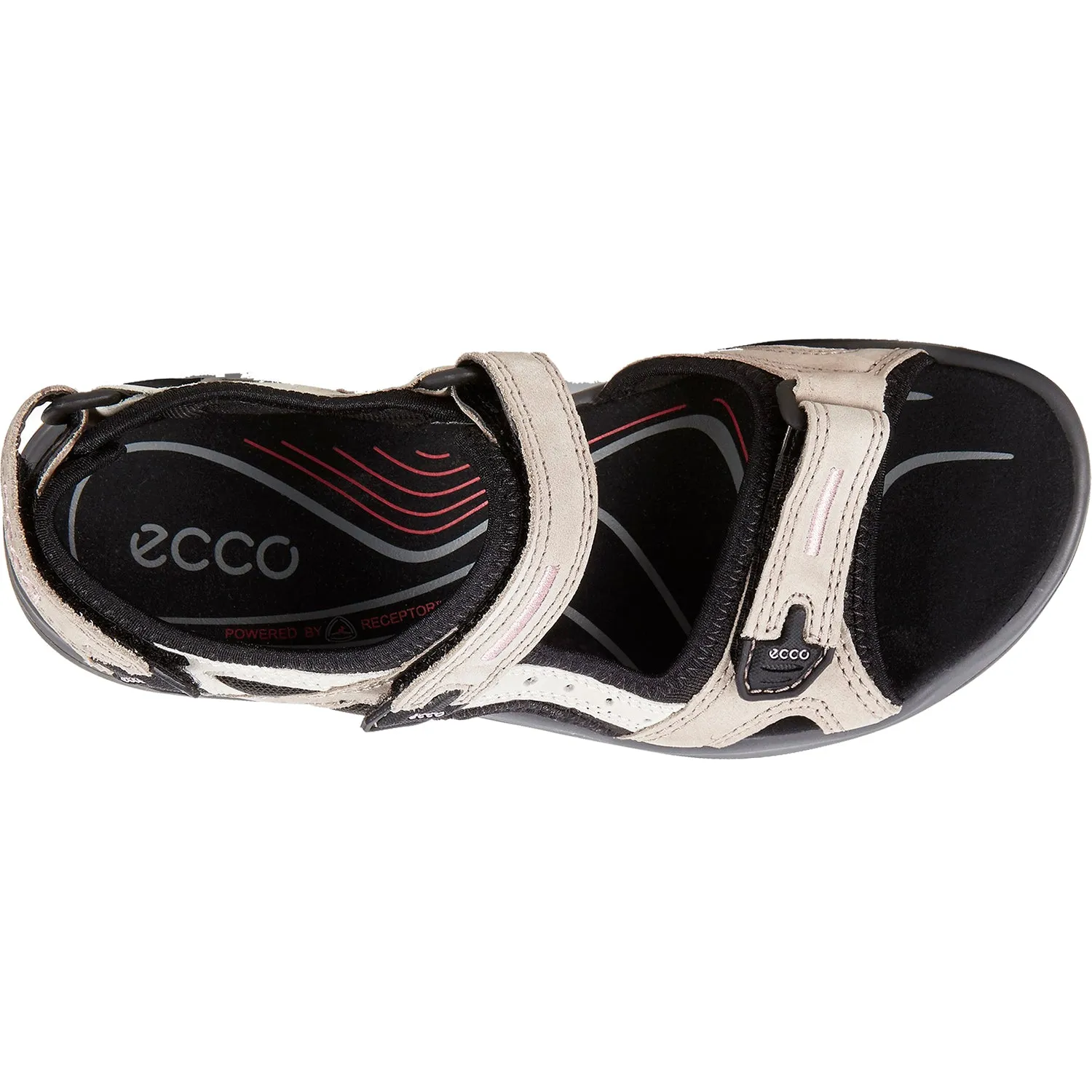 Women's Ecco Yucatan Atmosphere/Ice/White/Black Nubuck