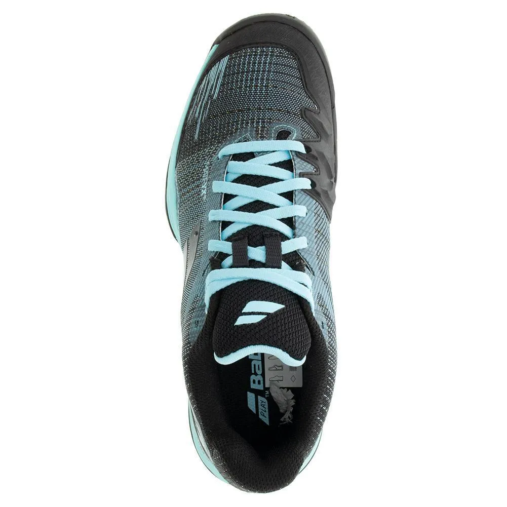 Women's Jet Mach II Angel Blue and Black Tennis Shoes