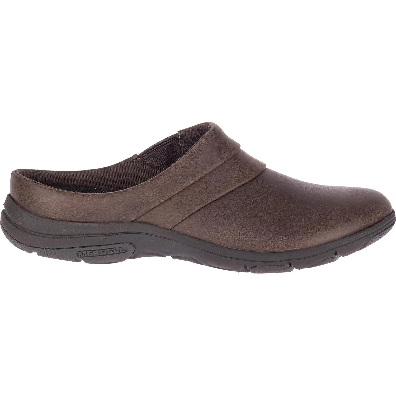 Women's Merrell Dassie Stitch Slide Espresso Leather