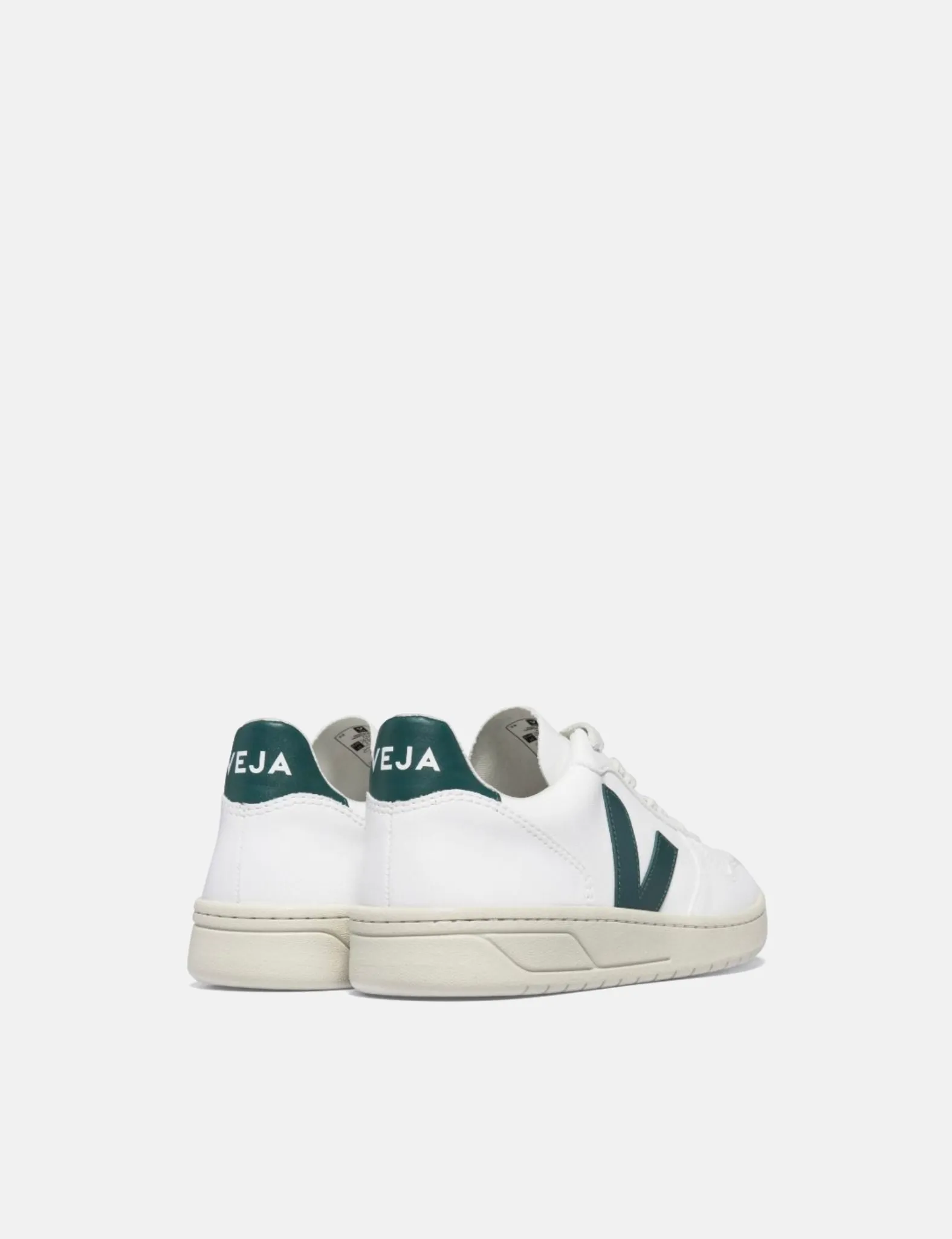 Womens Veja V-10 CWL Trainers - White/Brittany