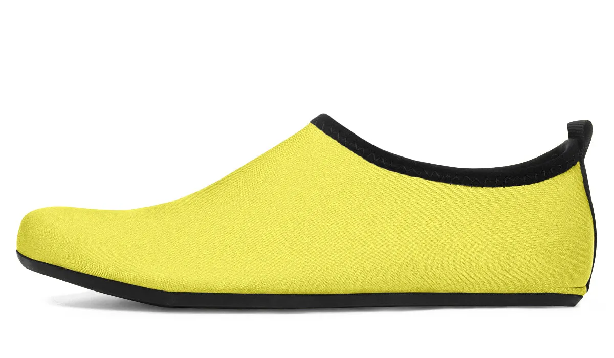 Yellow And Purple Mismatch Water Shoes